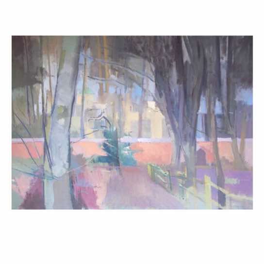 Landscape, Audley End. Oil on Linen. 66 x 92 cm.